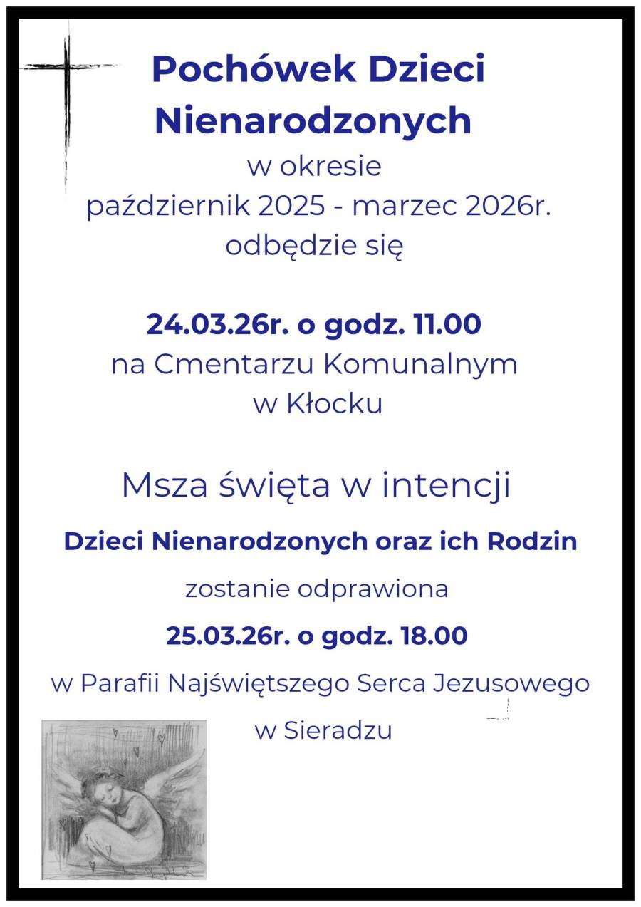 Uroczystość Pochówku Dzieci Nienarodzonych 