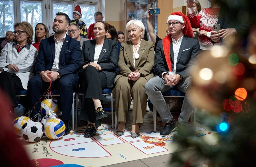 Świąteczna atmosfera w Oddziale Rehabilitacji dla Dzieci w Rafałówce 