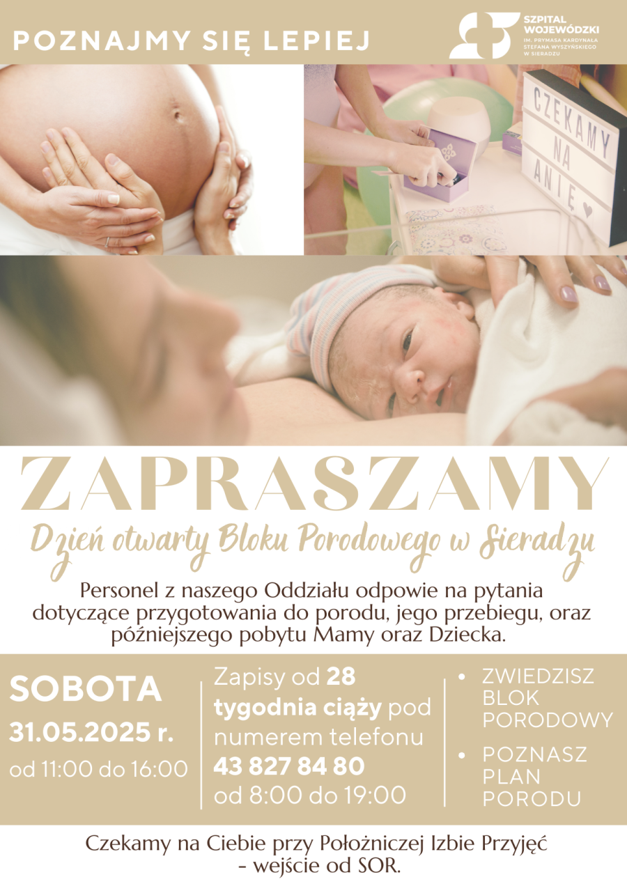 Dzień otwarty Bloku Porodowego w Sieradzu 