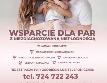 Wsparcie dla par z niezdiagnozowaną niepłodnością