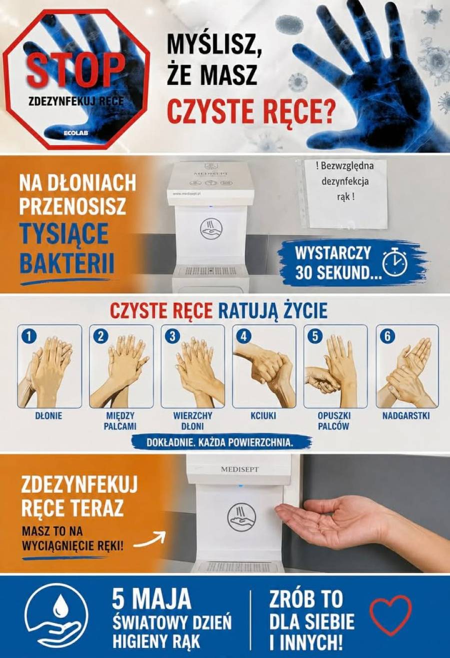Światowy Dzień Higieny Rąk (5 maja) 
