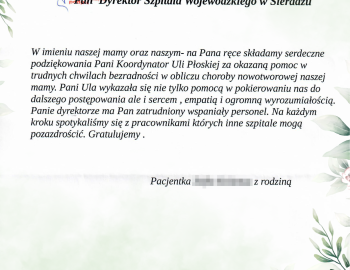 Podziękowania