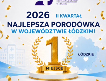 NAJLEPSZA PORODÓWKA W WOJEWÓDZTWIE ŁÓDZKIM!