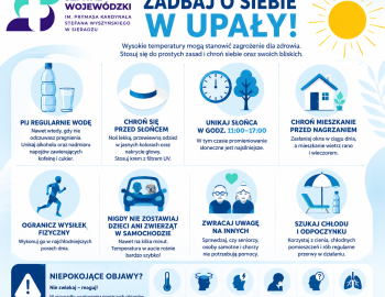 Upały - zadbaj o swoje zdrowie!
