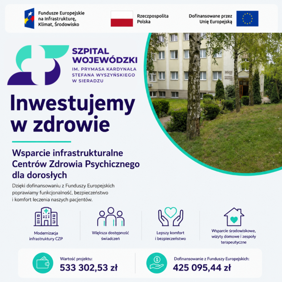 Inwestujemy w zdrowie psychiczne mieszkańców regionu! 