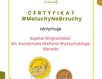 ZŁOTO DLA SZPITALA WOJEWÓDZKIEGO W RANKINGU „MALUCHY NA BRZUCHY” 2026!