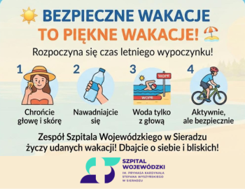Bezpieczne wakacje to piękne wakacje!